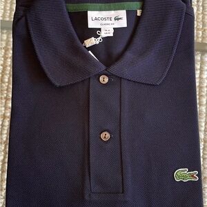 Men's Lacoste Polo, Navy Blue size M NWT